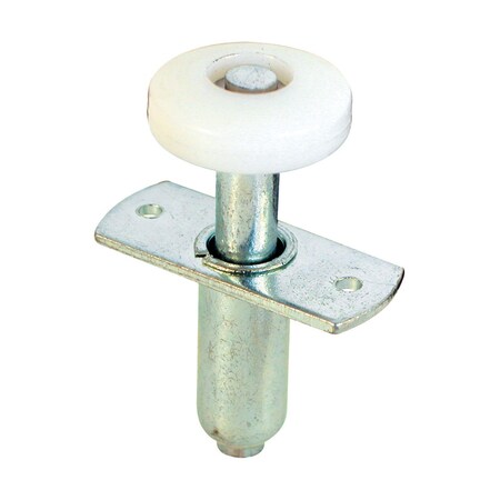 Prime-Line Prime-Line 3/8 in. D X 1.88 in. L Mill Silver Steel Bi-fold Door Wheel Guide 2 pc 16467